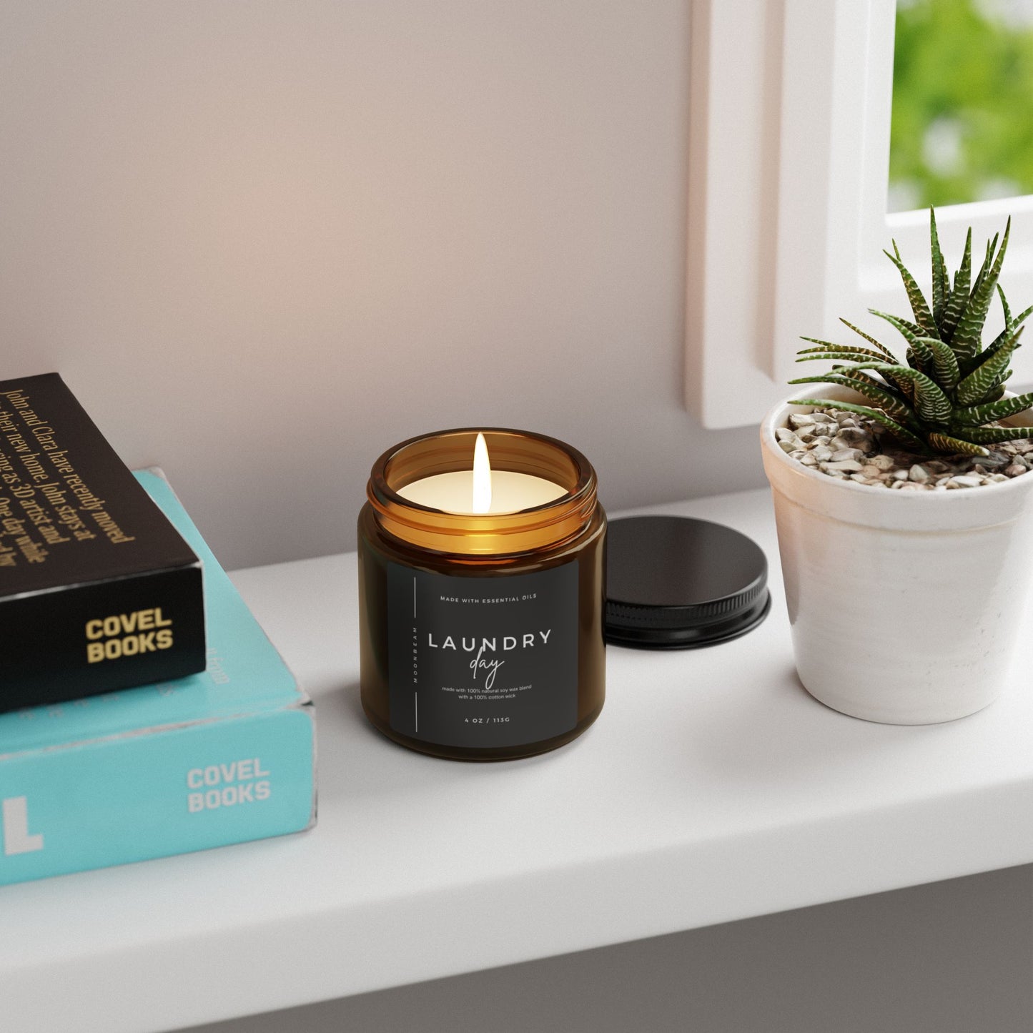 MOONBEAM scented candle Laundry Day