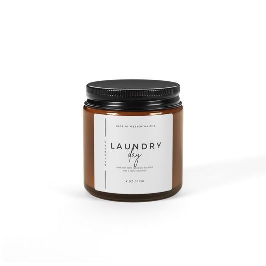 MOONBEAM scented candle Laundry Day white label