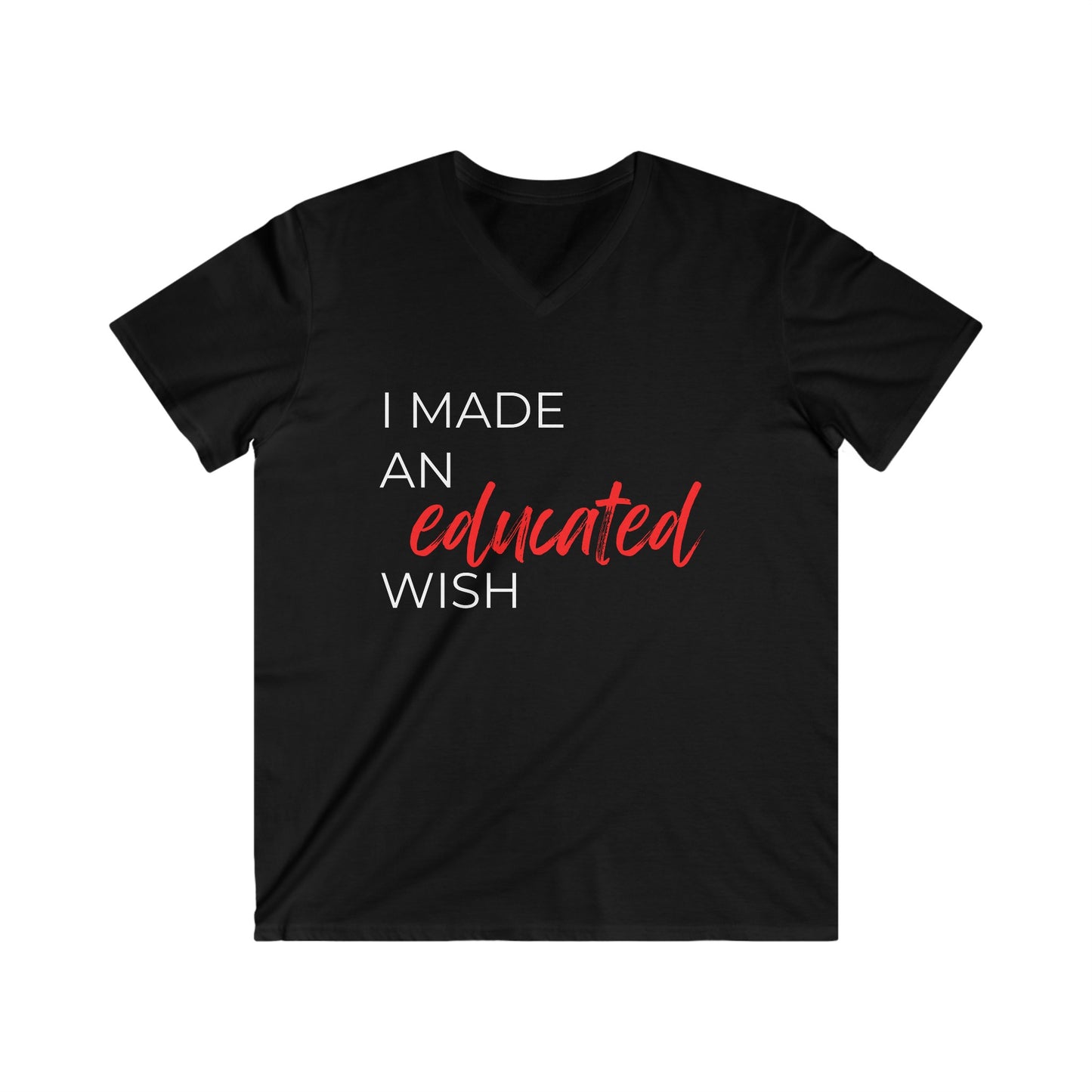 Men's Fitted V-Neck Short Sleeve Tee