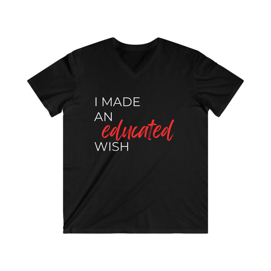 Men's Fitted V-Neck Short Sleeve Tee