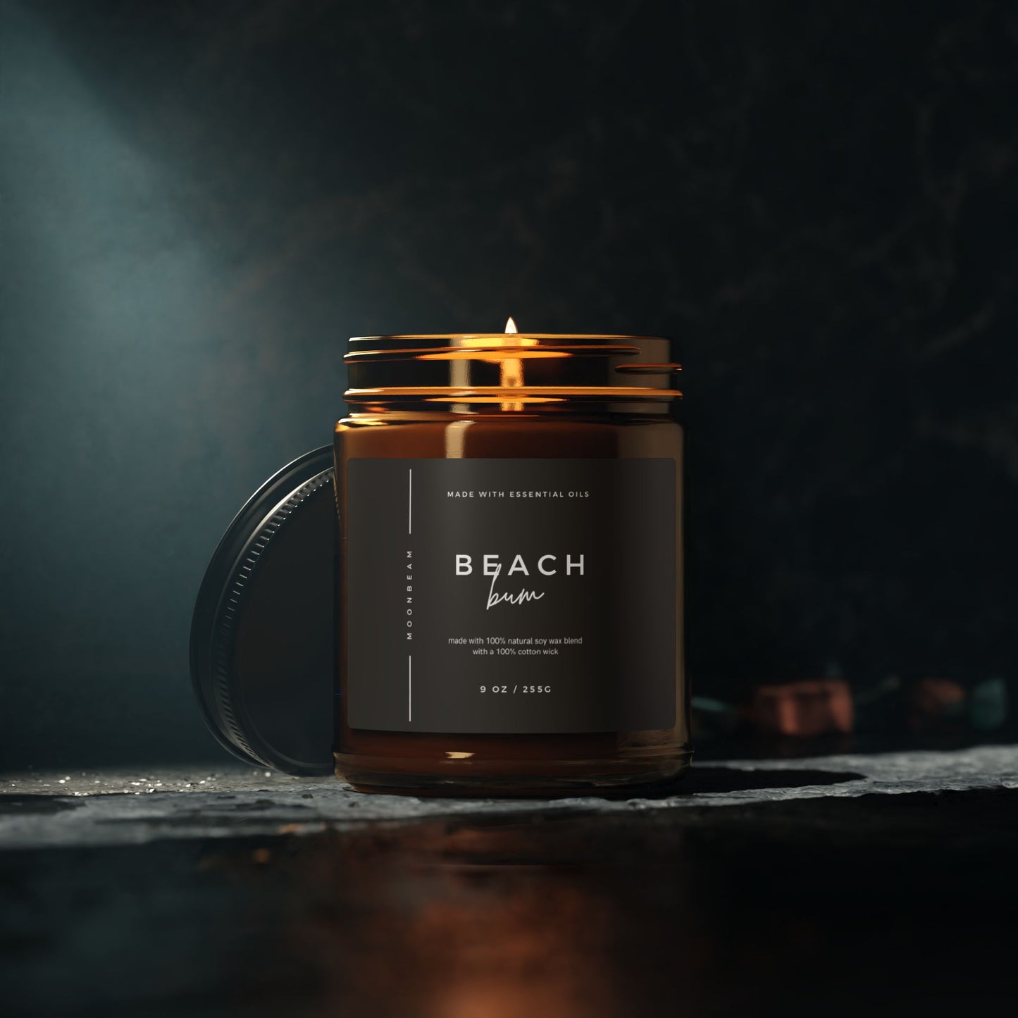 MOONBEAM scented candle Beach Bum